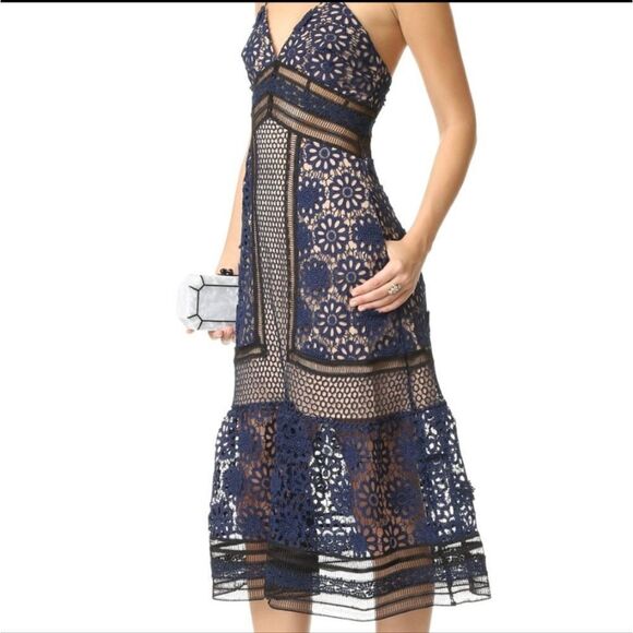 NWT SELF-PORTRAIT Lace Dress - Picture 4 of 11